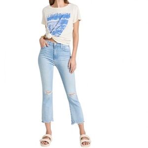 Excellent Like new pristine  Mother The Hustler Ankle Chew Petal Pucker Size 28